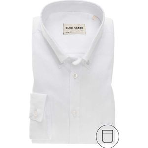 Blue Crane by Ledûb casual oxford shirt wit