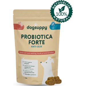 Anti Jeuk & Poten likken snoepjes (zonder kip/vlees) | Probiotica Forte | 100% Natuurlijk | Tegen Honden Jeuk | Hondensupplementen | Hondensnacks | 30 hondenkoekjes