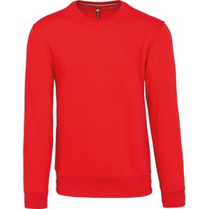 Unisex sweater met ronde hals Kariban Rood - L