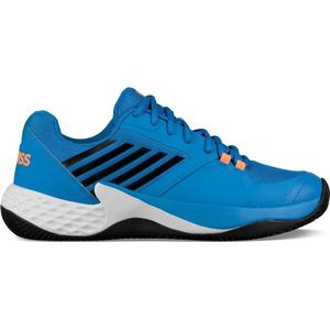 K-Swiss Aero Court Tennisschoen Heren  Sportschoenen - Maat 42 - Mannen - blauw/zwart/oranje