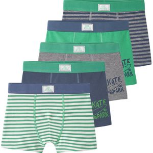 Vertbaudet Set met 5 stretch boxers skate jongens