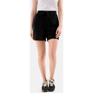 camel active Badstof shorts met trekkoord - Maat womenswear-S - Zwart