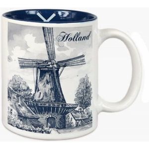 Mok molen Delfts blauw