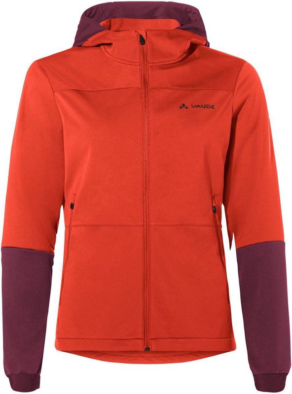 VAUDE - Qimsa - Softshell Jas - Dames - Winddicht - Fietsjack - Met Kap