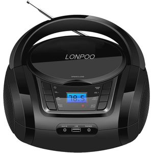 Draagbare CD/MP3 Boombox met Bluetooth en FM Radio