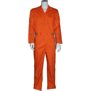 Yoworkwear Kinderoverall polyester/katoen oranje maat 164