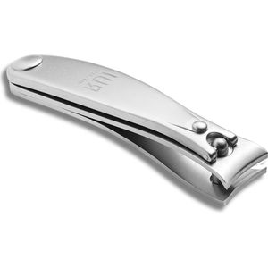 Professional Nail Clippers with TopInox Stainless Steel Curved Cut Edges - Travel Size 6cm Length - Made in Solingen Germany Nagelknipper