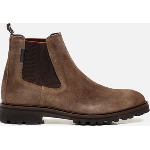 Floris van Bommel Sturdi Chelsea boots bruin Suede - Heren - Maat 39