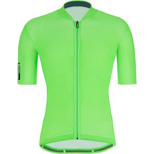 Santini Fietsshirt Korte mouwen Fluo Groen Heren - Color S/S Jersey Flashy Green - 3XL