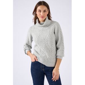 Damart - Kabelgebreide Thermolactyl coltrui - Dames - Grijs - XS