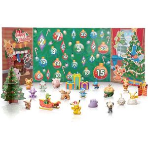 Pokémon - Advent Kalender 43 x 31 x 7cm - 24 cadeautjes inbegrepen! - Veelkleurig