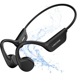 Langsdom Bone Conduction Headphone - Sportoordopjes - Koptelefoon - Sport oortjes - Bluetooth - IPX8 Waterbestendig - Draadloos - 32GB interne geheugenkaart