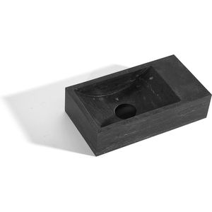 Mawialux toilet fontein - Natuursteen - 40x22x10cm - Zwart - Greyson ZK