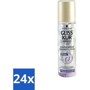 Gliss-Kur - Anti-Klit Spray - Winter Repair - Makkelijke Kambaarheid - 200 ml - Voordeelverpakking - 24 stuks
