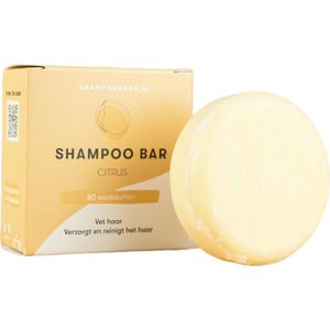 Shampoo Bar Citrus voor vet haar - 60 gram - plasticvrij - shampoobar - duurzaam