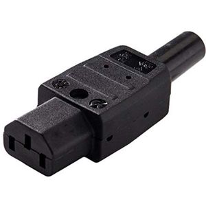 Voeding 230V met 10A en IEC C13 aansluiting - Zwart