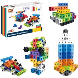 WOOPIE 3D bouwstenen set - Constructie speelgoed - Creativiteit - 150 stuks - 3D kubussen