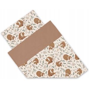 Dekbedovertrek 100x160cm 100% Katoen - Beertje met Konijntje