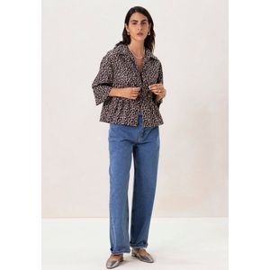 Sissy-Boy - Blouse - Bruin - Leopardprint