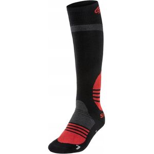 INMOVE Ski Silver Deo Sokken Zwart/Rood Maat 35-37