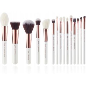 Jessup - T220 - Make-upset - Parelkleur Wit en Roségoud - 15 Stuks Make-upkwasten