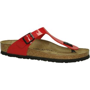 Birkenstock - Gizeh - Sportieve slippers - Dames - Maat 36 - Rood - Tango Red Patent BF