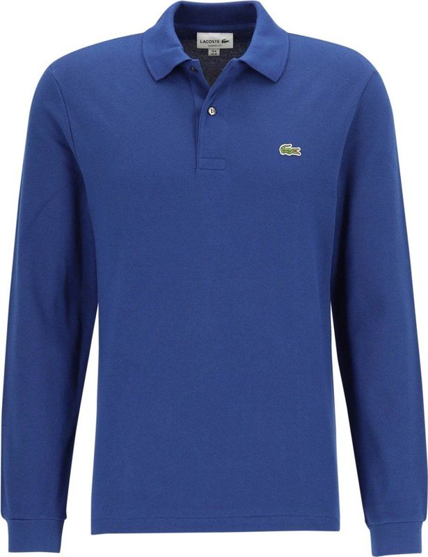 Lacoste - Classic Fit - Polo - Methyleenblauw - Lange Mouwen