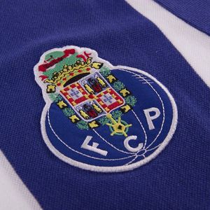 COPA - FC Porto 1951 - 52 Retro Voetbal Shirt - S - Wit; Blauw