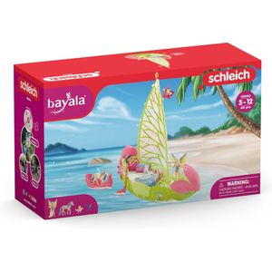 schleich BAYALA - Sera's magische bloemenboot - Speelfigurenset - Kinderspeelgoed voor Jongens en Meisjes - 5 tot 12 jaar - 42444