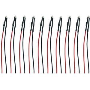 TAMS Elektronik 81-50068-10-C LED Met aansluitdraden Blauw 10 stuk(s)