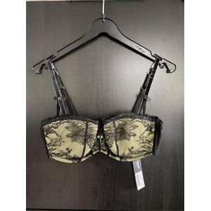 Panache Masquerade Lingerie Antoinette BH - zwart peach - maat E75