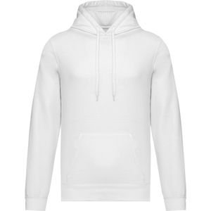 Kariban Gerecycleerde sweater met capuchon uniseks K4041 - White - S