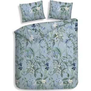 Heckettlane - Martina - Dekbedovertrek - Blauw - 260x220 - 100% Katoen-Flanel