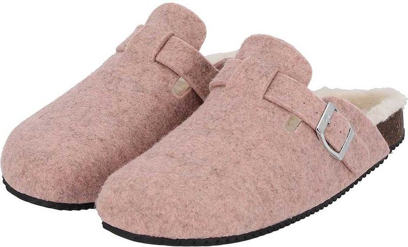 Morethansocks - Dames instap huispantoffels - Vilt - Maat 37 t/m 42 - Sloffen dames - instap pantoffels dames