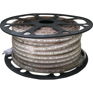 LED Strip - Igia Strabo - 50 Meter - Dimbaar - IP65 Waterdicht - Blauw - 5050 SMD 230V