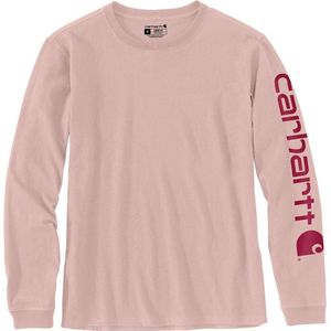 Carhartt Damen Longsleeve Workwear Logo L/S T-Shirt Ash Rose-L