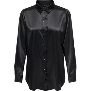 ONLY ONLVICTORIA LS LOOSE SATIN SHIRT NOOSWVN Dames Blouse - Maat XS