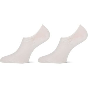 Teckel Sneakersokken - 6 stuks - Lage Sokken met Antislip - Maat 36/42 - Wit