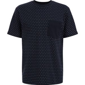 WE Fashion Heren pyjamashirt met print