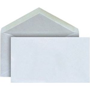 Bank envelop 110 x 220 mm wit gg/ds 500 stuks 80 gram