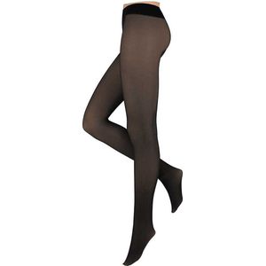 Fleece Panty - Zwart - Gevoerde Panty - Dames