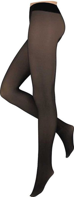 Fleece Panty - Zwart - Gevoerde Panty - Dames