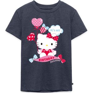 Hello Kitty Met Ballonnen Jarig Ontwerp Premium T Shirt Kinderen