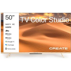CREATE - QLED 4K 50"" Smart TV met antireflectiescherm en gekleurde lijst - TV COLOR STUDIO