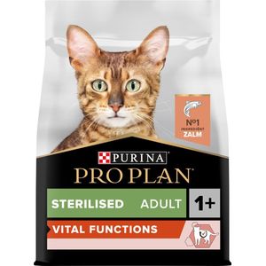 Pro Plan Sterilised Adult Vital Functions - Kattenvoer Droogvoer - Zalm - 1.5 kg