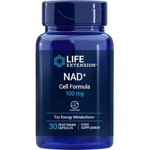 Life Extension NAD+ Cell Formula | 30 vegan capsules | 100 mg per capsule