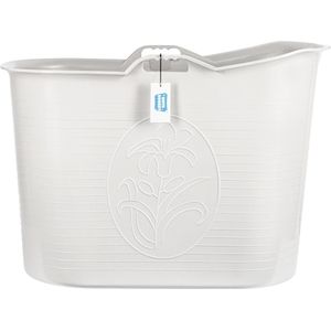 Bath Bucket® - Wit - 185L - Mobiele Badkuip - Zitbad - Ligbad - IJsbad - Ice Bath - Incl. Slurfje en Kraantje