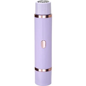 Elektrisch scheerapparaat voor dames, twee-in-één elektrisch scheerapparaat met dubbele kop voor dames, intieme scheerapparaat voor dames, waterdicht scheerapparaat, draadloze nat- en droog-epilator