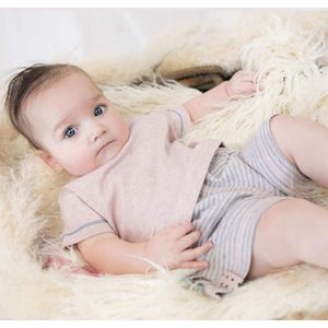 Babyshorts OrganicEra biologische babyshort, gestreept