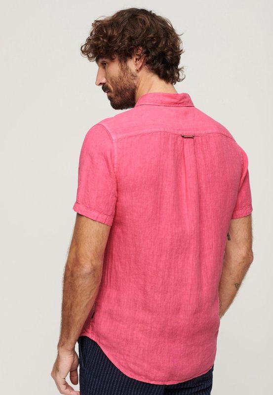 Superdry - Studios Casual - T-shirt - Korte Mouwen - Linnen